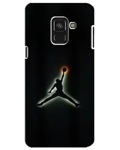 Чехол для Samsung Galaxy A8 Plus 2018 (A730F) с картинкой «Jordan Gradient Logo»
