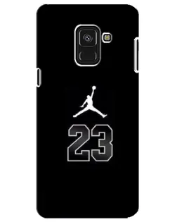 Чехол для Samsung Galaxy A8 Plus 2018 (A730F) с картинкой «Jordan Flight 23»