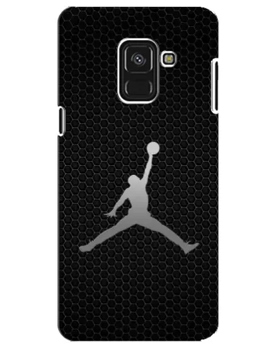 Чехол для Samsung Galaxy A8 Plus 2018 (A730F) с картинкой «Jordan Dark Carbon»