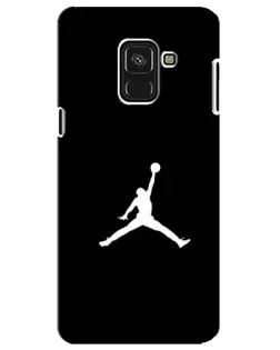 Чехол для Samsung Galaxy A8 Plus 2018 (A730F) с картинкой «Jordan Silhouette»