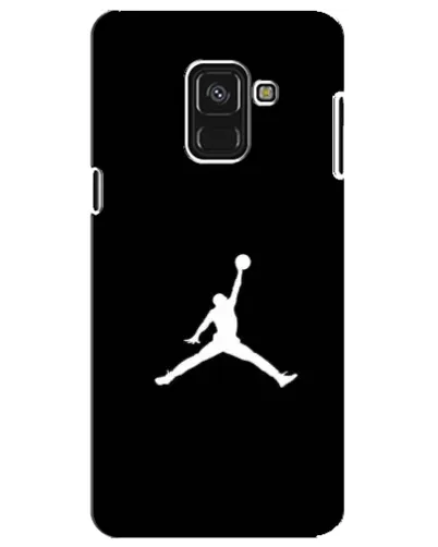 Чехол для Samsung Galaxy A8 Plus 2018 (A730F) с картинкой «Jordan Silhouette»