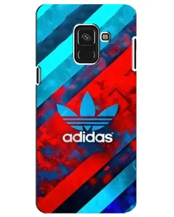 Чехол для Samsung Galaxy A8 Plus 2018 (A730F) с картинкой «Абстракция Adidas»