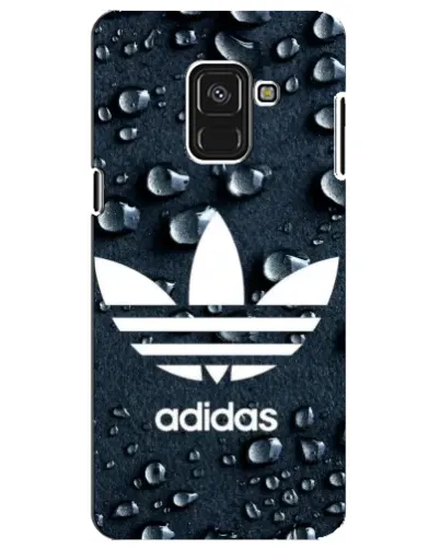 Чехол для Samsung Galaxy A8 Plus 2018 (A730F) с картинкой «Adidas Trefoil Blue»