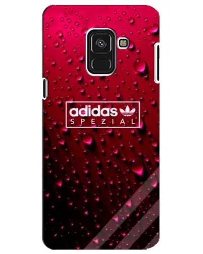Чехол для Samsung Galaxy A8 Plus 2018 (A730F) с картинкой «Adidas Gold Marble»