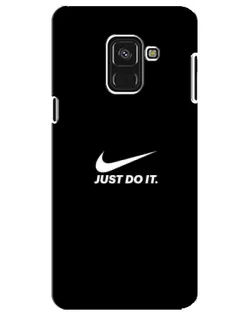 Чехол для Samsung Galaxy A8 Plus 2018 (A730F) с картинкой «Минимализм от Nike» Чехол для Samsung Galaxy A8 Plus 2018 (A730F) с картинкой «Минимализм от Nike»