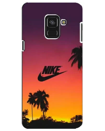 Чехол для Samsung Galaxy A8 Plus 2018 (A730F) с картинкой «Nike на закате солнца»