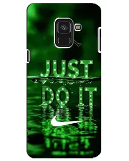 Чехол для Samsung Galaxy A8 Plus 2018 (A730F) с картинкой «Зеленый неоновый Nike» Чехол для Samsung Galaxy A8 Plus 2018 (A730F) с картинкой «Зеленый неоновый Nike»