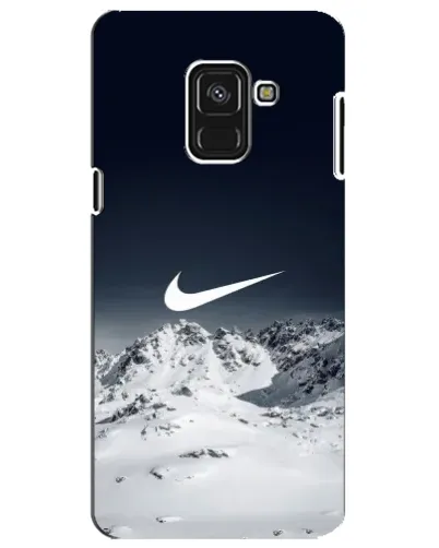 Чехол для Samsung Galaxy A8 Plus 2018 (A730F) с картинкой «Nike — зимние горы»