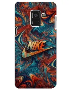 Чехол для Samsung Galaxy A8 Plus 2018 (A730F) с картинкой «Nike в абстракции» Чехол для Samsung Galaxy A8 Plus 2018 (A730F) с картинкой «Nike в абстракции»