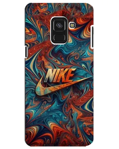 Чехол для Samsung Galaxy A8 Plus 2018 (A730F) с картинкой «Nike в абстракции»