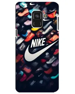 Чехол для Samsung Galaxy A8 Plus 2018 (A730F) с картинкой «Коллекция кроссовок Nike» Чехол для Samsung Galaxy A8 Plus 2018 (A730F) с картинкой «Коллекция кроссовок Nike»