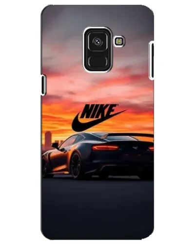 Чехол для Samsung Galaxy A8 Plus 2018 (A730F) с картинкой «Nike и суперкар»