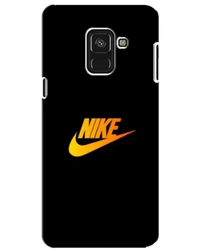 Чехол для Samsung Galaxy A8 Plus 2018 (A730F) с картинкой «Золотой логотип Nike»