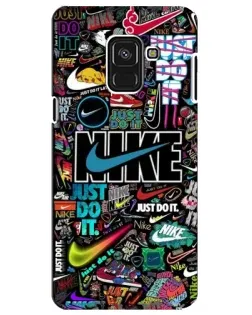 Чехол для Samsung Galaxy A8 Plus 2018 (A730F) с картинкой «Яркий коллаж Nike» Чехол для Samsung Galaxy A8 Plus 2018 (A730F) с картинкой «Яркий коллаж Nike»