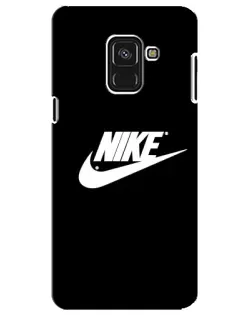 Чехол для Samsung Galaxy A8 Plus 2018 (A730F) с картинкой «Мазки краски Nike» Чехол для Samsung Galaxy A8 Plus 2018 (A730F) с картинкой «Мазки краски Nike»
