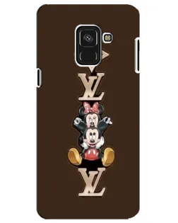Чехол для Samsung Galaxy A8 Plus 2018 (A730F) с картинкой «LV и Микки Маус» Чехол для Samsung Galaxy A8 Plus 2018 (A730F) с картинкой «LV и Микки Маус»
