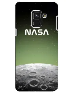 Чехол для Samsung Galaxy A8 Plus 2018 (A730F) с картинкой «NASA — лунный градиент» Чехол для Samsung Galaxy A8 Plus 2018 (A730F) с картинкой «NASA — лунный градиент»