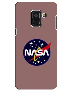 Чехол для Samsung Galaxy A8 Plus 2018 (A730F) с картинкой «NASA — ретро космос» Чехол для Samsung Galaxy A8 Plus 2018 (A730F) с картинкой «NASA — ретро космос»