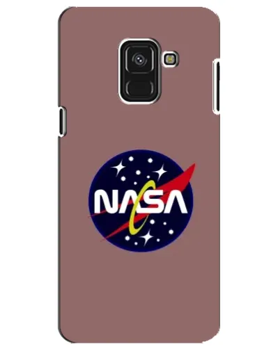 Чехол для Samsung Galaxy A8 Plus 2018 (A730F) с картинкой «NASA — ретро космос»