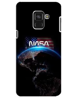 Чехол для Samsung Galaxy A8 Plus 2018 (A730F) с картинкой «Земля из космоса NASA» Чехол для Samsung Galaxy A8 Plus 2018 (A730F) с картинкой «Земля из космоса NASA»