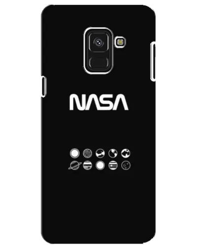 Чехол для Samsung Galaxy A8 Plus 2018 (A730F) с картинкой «NASA — технический принт»