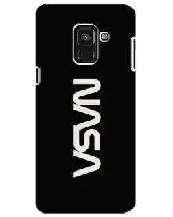 Чехол для Samsung Galaxy A8 Plus 2018 (A730F) с картинкой «NASA — вертикальный логотип» Чехол для Samsung Galaxy A8 Plus 2018 (A730F) с картинкой «NASA — вертикальный логотип»
