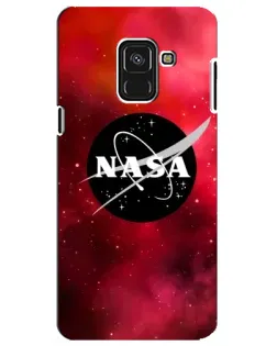 Чехол для Samsung Galaxy A8 Plus 2018 (A730F) с картинкой «NASA — красная туманность»