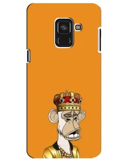 Чехол для Samsung Galaxy A8 Plus 2018 (A730F) с картинкой «Золотая обезьяна Bored Ape»