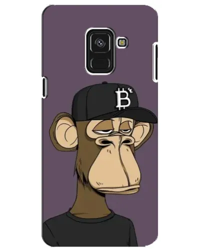 Чехол для Samsung Galaxy A8 Plus 2018 (A730F) с картинкой «Bored Ape в кепке»
