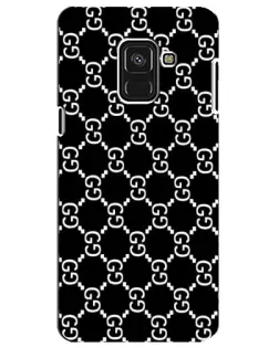 Чехол для Samsung Galaxy A8 Plus 2018 (A730F) с картинкой «Gucci — сетчатый паттерн»