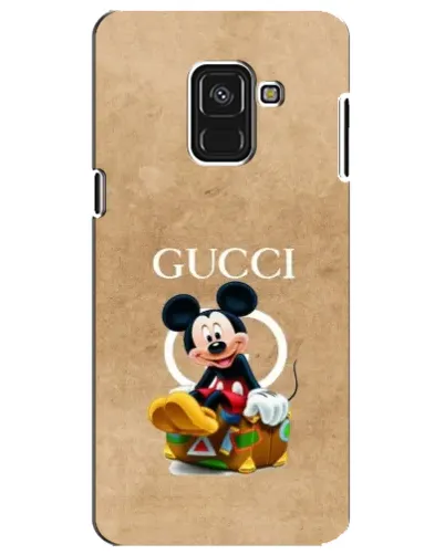 Чехол для Samsung Galaxy A8 Plus 2018 (A730F) с картинкой «Микки Маус Gucci — крафт»