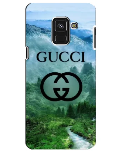 Чехол для Samsung Galaxy A8 Plus 2018 (A730F) с картинкой «Gucci — горный пейзаж»