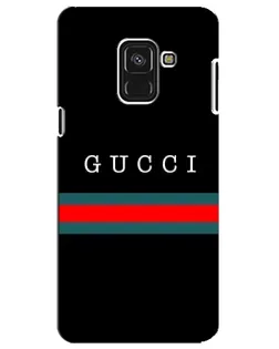 Чехол для Samsung Galaxy A8 Plus 2018 (A730F) с картинкой «Gucci — красный пояс»
