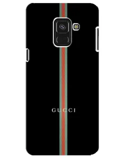 Чехол для Samsung Galaxy A8 Plus 2018 (A730F) с картинкой «Gucci — строгая линия» Чехол для Samsung Galaxy A8 Plus 2018 (A730F) с картинкой «Gucci — строгая линия»