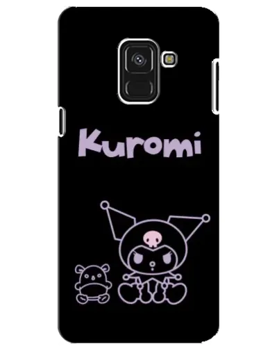 Чехол для Samsung Galaxy A8 Plus 2018 (A730F) с картинкой «Kuromi — черный минимализм» Чехол для Samsung Galaxy A8 Plus 2018 (A730F) с картинкой «Kuromi — черный минимализм»