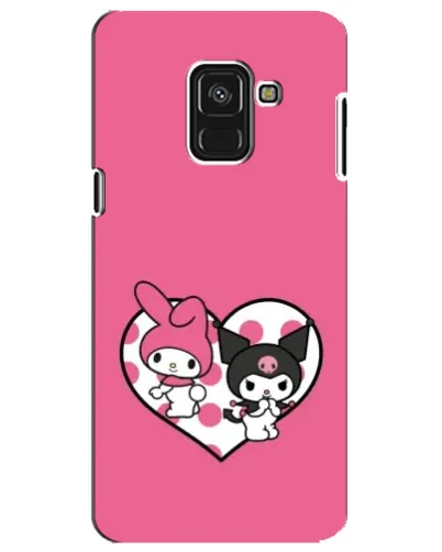 Чехол для Samsung Galaxy A8 Plus 2018 (A730F) с картинкой «Kuromi и My Melody» Чехол для Samsung Galaxy A8 Plus 2018 (A730F) с картинкой «Kuromi и My Melody»