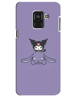 Чехол для Samsung Galaxy A8 Plus 2018 (A730F) с картинкой «Kuromi на лиловом фоне» Чехол для Samsung Galaxy A8 Plus 2018 (A730F) с картинкой «Kuromi на лиловом фоне»