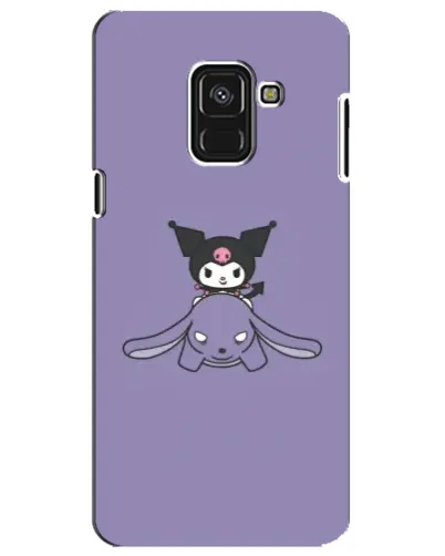 Чехол для Samsung Galaxy A8 Plus 2018 (A730F) с картинкой «Kuromi на лиловом фоне» Чехол для Samsung Galaxy A8 Plus 2018 (A730F) с картинкой «Kuromi на лиловом фоне»