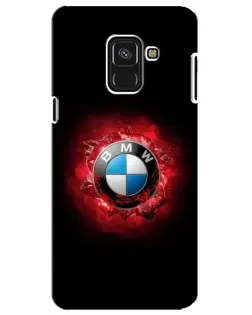 Чехол для Samsung Galaxy A8 Plus 2018 (A730F) с картинкой «Логотип BMW — вспышка» Чехол для Samsung Galaxy A8 Plus 2018 (A730F) с картинкой «Логотип BMW — вспышка»