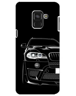 Чехол для Samsung Galaxy A8 Plus 2018 (A730F) с картинкой «Темный силуэт BMW» Чехол для Samsung Galaxy A8 Plus 2018 (A730F) с картинкой «Темный силуэт BMW»