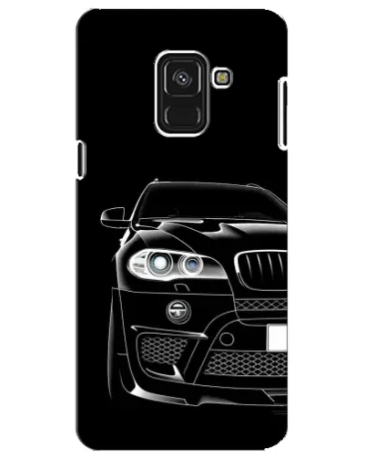 Чехол для Samsung Galaxy A8 Plus 2018 (A730F) с картинкой «Темный силуэт BMW» Чехол для Samsung Galaxy A8 Plus 2018 (A730F) с картинкой «Темный силуэт BMW»