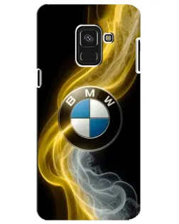 Чехол для Samsung Galaxy A8 Plus 2018 (A730F) с картинкой «Золотистый дым BMW» Чехол для Samsung Galaxy A8 Plus 2018 (A730F) с картинкой «Золотистый дым BMW»