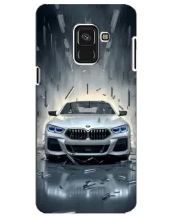 Чехол для Samsung Galaxy A8 Plus 2018 (A730F) с картинкой «BMW в свете фар» Чехол для Samsung Galaxy A8 Plus 2018 (A730F) с картинкой «BMW в свете фар»