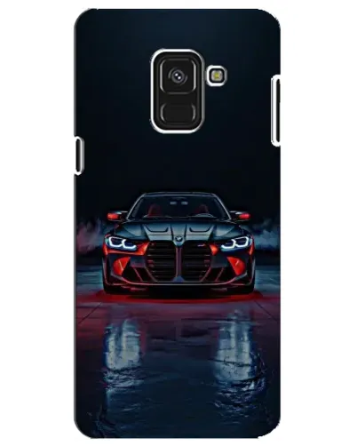 Чехол для Samsung Galaxy A8 Plus 2018 (A730F) с картинкой «BMW на мокрой дороге» Чехол для Samsung Galaxy A8 Plus 2018 (A730F) с картинкой «BMW на мокрой дороге»