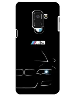 Чехол для Samsung Galaxy A8 Plus 2018 (A730F) с картинкой «Минималистичный принт BMW M3» Чехол для Samsung Galaxy A8 Plus 2018 (A730F) с картинкой «Минималистичный принт BMW M3»