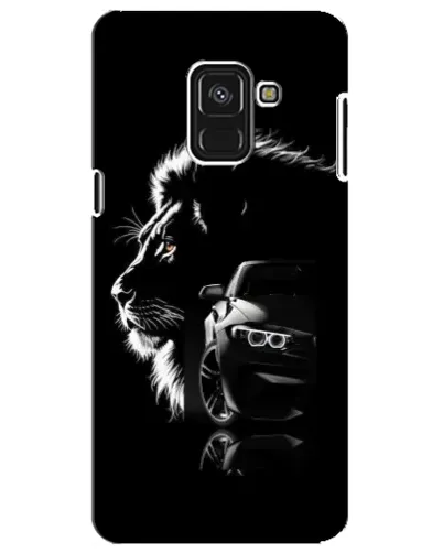 Чехол для Samsung Galaxy A8 Plus 2018 (A730F) с картинкой «BMW и лев» Чехол для Samsung Galaxy A8 Plus 2018 (A730F) с картинкой «BMW и лев»