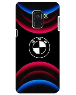 Чехол для Samsung Galaxy A8 Plus 2018 (A730F) с картинкой «Логотип BMW и неоновые дуги» Чехол для Samsung Galaxy A8 Plus 2018 (A730F) с картинкой «Логотип BMW и неоновые дуги»