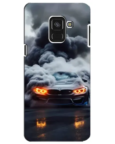 Чехол для Samsung Galaxy A8 Plus 2018 (A730F) с картинкой «BMW в дыму» Чехол для Samsung Galaxy A8 Plus 2018 (A730F) с картинкой «BMW в дыму»