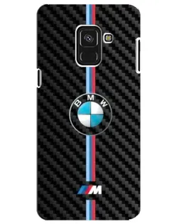 Чехол для Samsung Galaxy A8 Plus 2018 (A730F) с картинкой «Эмблема BMW и карбон» Чехол для Samsung Galaxy A8 Plus 2018 (A730F) с картинкой «Эмблема BMW и карбон»