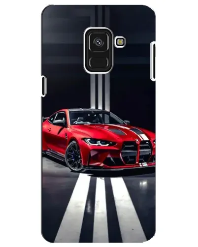 Чехол для Samsung Galaxy A8 Plus 2018 (A730F) с картинкой «Красная BMW на дороге» Чехол для Samsung Galaxy A8 Plus 2018 (A730F) с картинкой «Красная BMW на дороге»